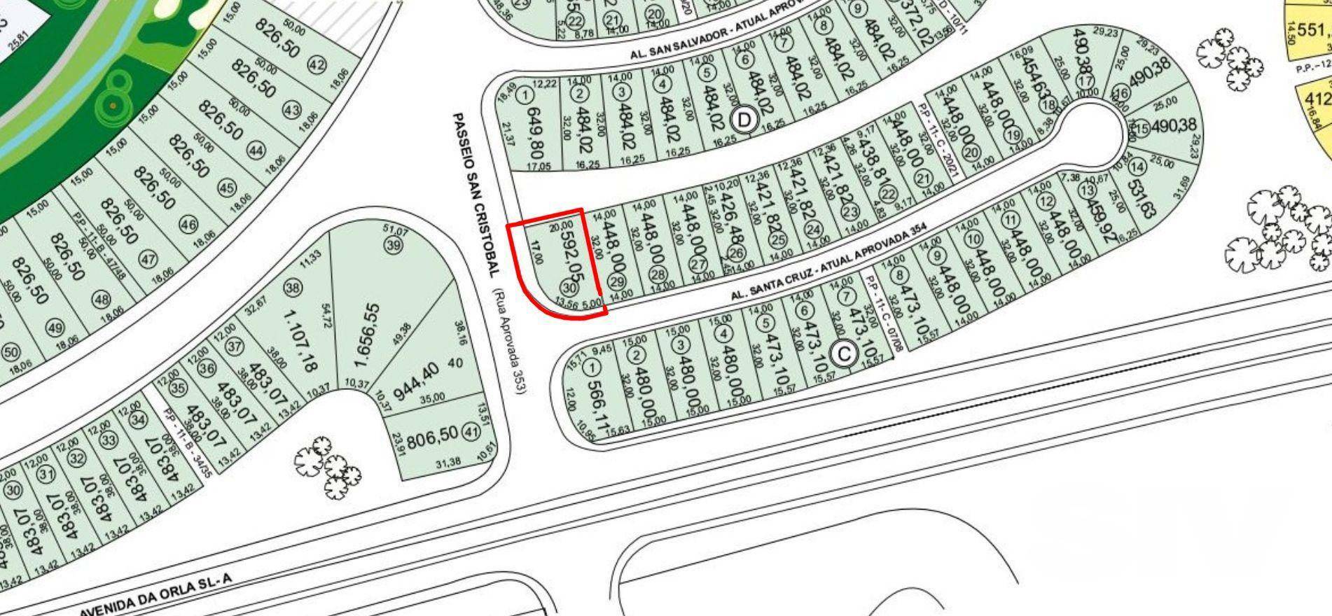 Terreno à venda, 592 m² por R$ 6.305.333,00 – Riviera Módulo 11 – Bertioga/SP